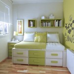 green and white girl's room