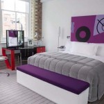large bed in child room