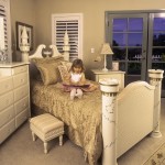 large bed style for baby girl
