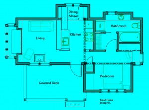 home blueprint small plan
