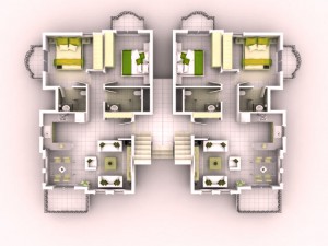 3d house plan