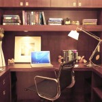 wooden color study corner